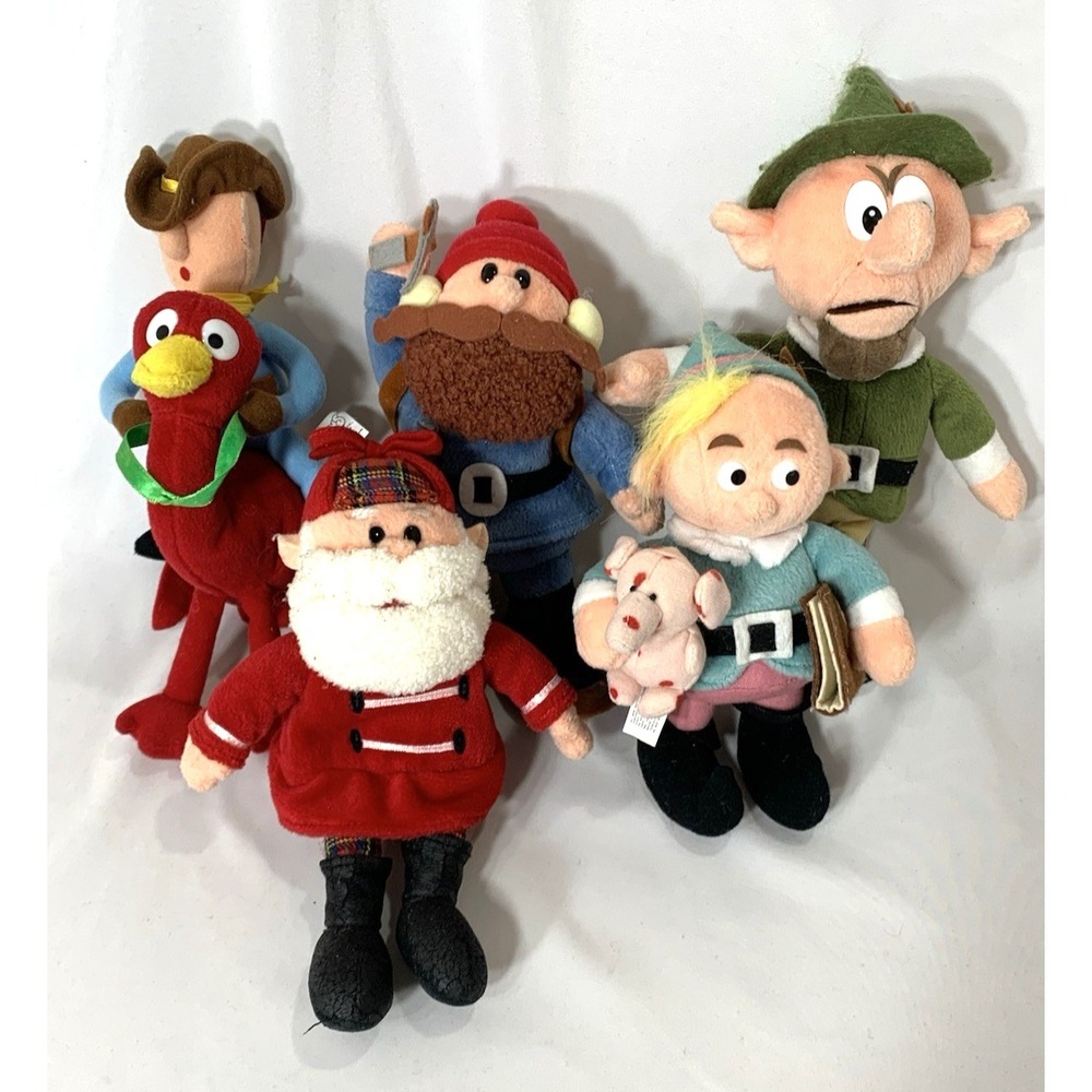 Rudolph the Red Nosed Reindeer Island of Misfit Toys 1999 CVS Plush Lot of 5